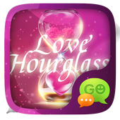 GO SMS LOVE HOURGLASS THEME icon