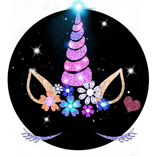 Night Star Unicorn Launcher Theme Live Wallpapers icon