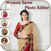 Women Saree Photo Editor أيقونة