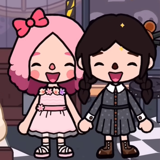 Wednesday Addams Toca Boca icon