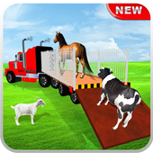 Farm Animal Truck Transport Drive icon