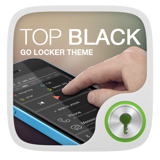 Top Black GO Locker Theme icon