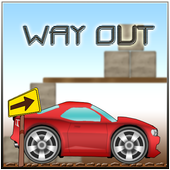 Car Driving. Way Out icon