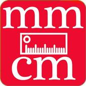 Milimeter and Centimeter (mm &amp; cm) Convertor icon
