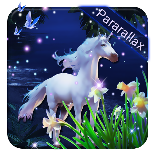 Lovely Unicorn APUS Live Wallpaper icon