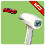 Speed Gun mph kph icon