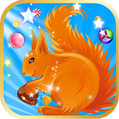 Candy Bubble Shooter Squirrel Game icon