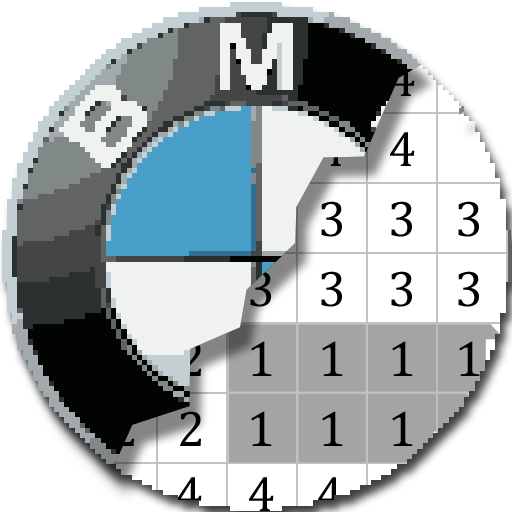 Cars Logo Pixel Art - Color by Numbers Car Games icon