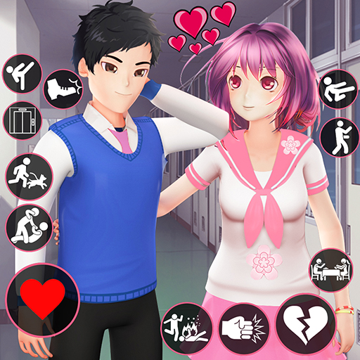School Love Life: Anime Games icon