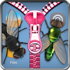 Flies lock screen prank icon