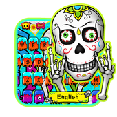 Zombie Skull Graffiti Keyboard icon