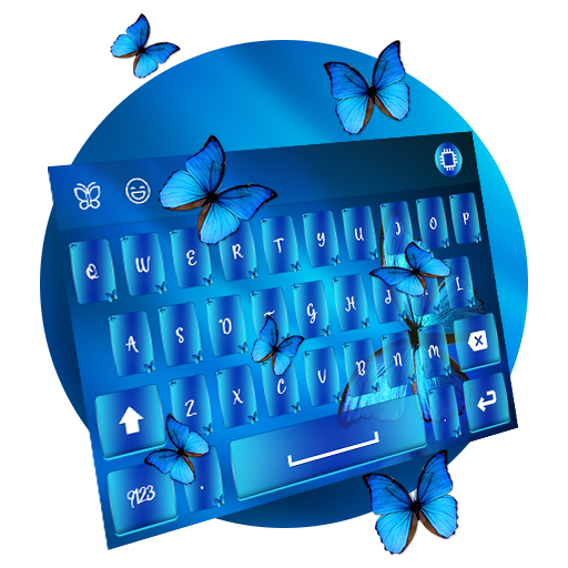 Blue Butterfly Keyboard icon