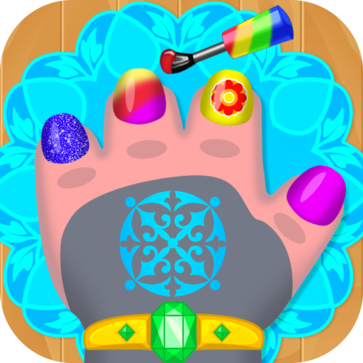 Nail salon for kids icon
