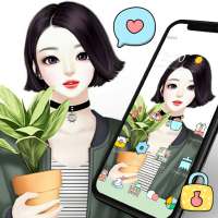 Sweet Lovely Matil Girl Theme on 9Apps