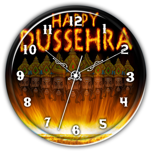 Dussehra Clock Live Wallpaper icon