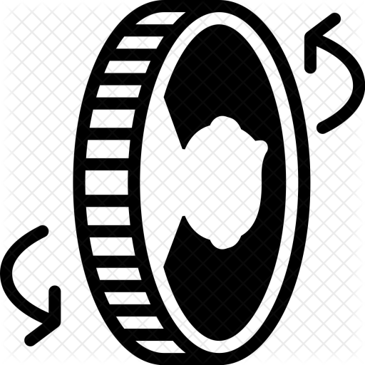 Flip coin icon
