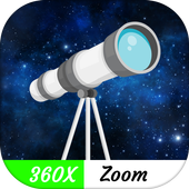 Telescope 360x Zoom Camera icon