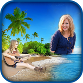 Beach Frame Photo Editor - Blend Me Collage icon