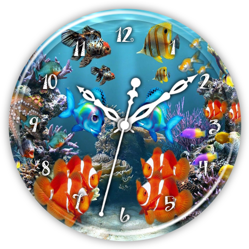 Aquarium Clock Live Wallpaper icon
