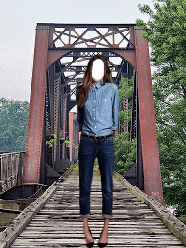 Girls Jeans Fashion Selfie screenshot 2