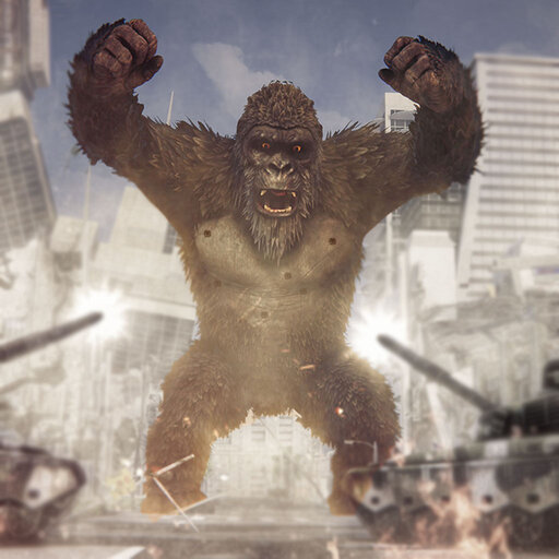 The Angry Gorilla Monster Hunter- Godzilla Games icon