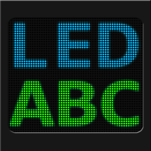Led scroller - digital painel icon