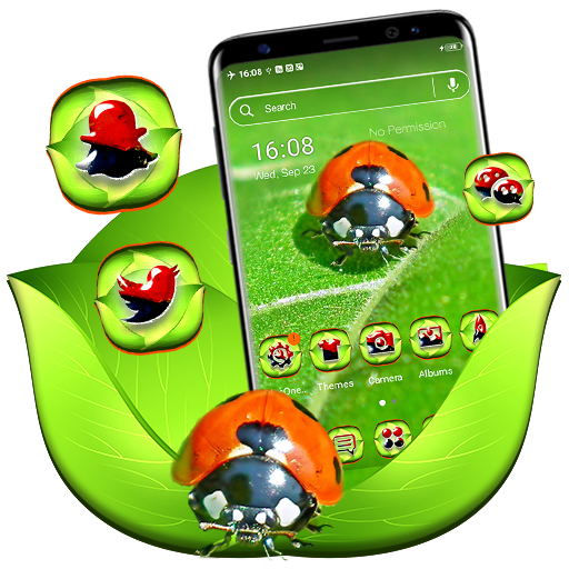 Ladybug Green Theme icon