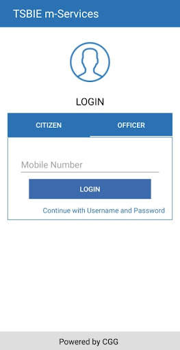 TSBIE m-Services स्क्रीनशॉट 1