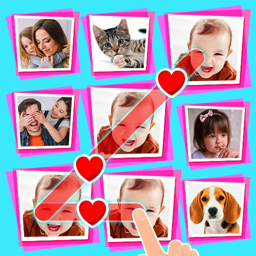 Family Fun Links, puzzle, learning, faces icon