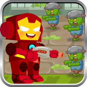 Zombie IRON Defense legO man Game icon