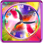 Feather Clock Live Wallpaper icon