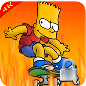 Bart Simpson Lock Screen 4K icon