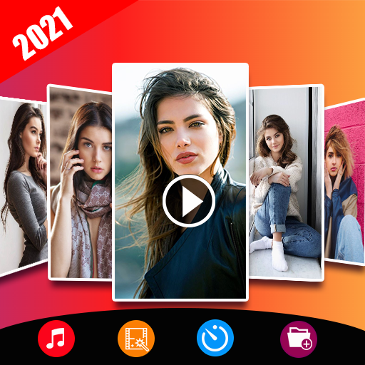 Photo video maker with music–Free Photo slide show icon