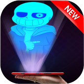 AR Camera Hologram Sans joke icon