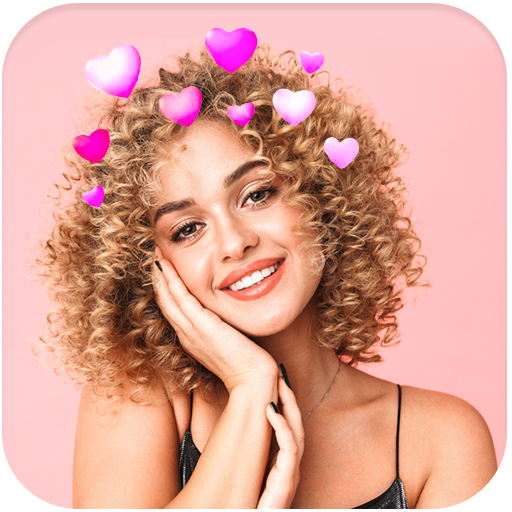 Camera Live Face Free cute &amp; funny motion sticker icon
