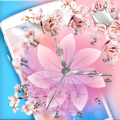 Sakura Clock Live Wallpaper HD icon