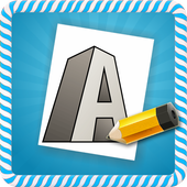 How To Draw :3D Letters icon