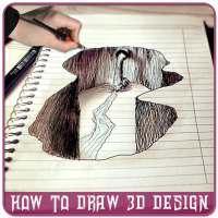 How to Draw 3D Design - 3D Design Step By Step