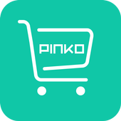 Pinko-Stylish shopping store icon