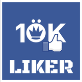 10K Like P for Prank icon
