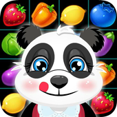 Match 3 Games - Panda Fruit Crush icon