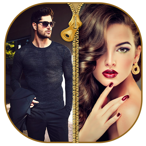 Couple Zipper Lock Screen icon