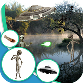 UFOs &amp; Aliens Photo Editer icon