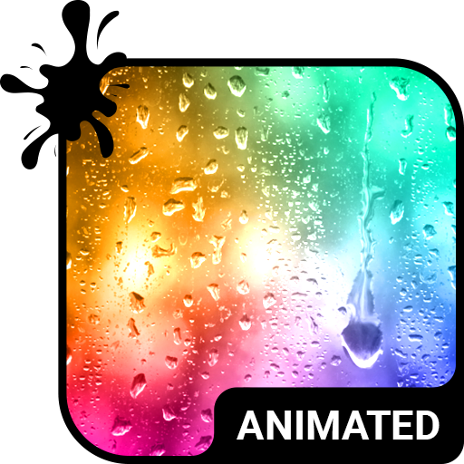 Color Rain Keyboard Wallpaper icon