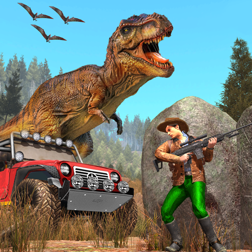 Deadly Dinosaur Hunter Safari Animal hunting Games icon