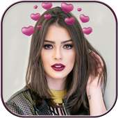 heart crown photo filters on 9Apps