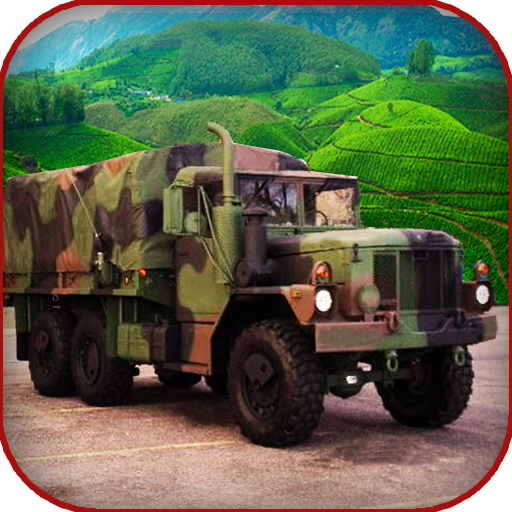 Army Truck Driver Cargo 3d icon