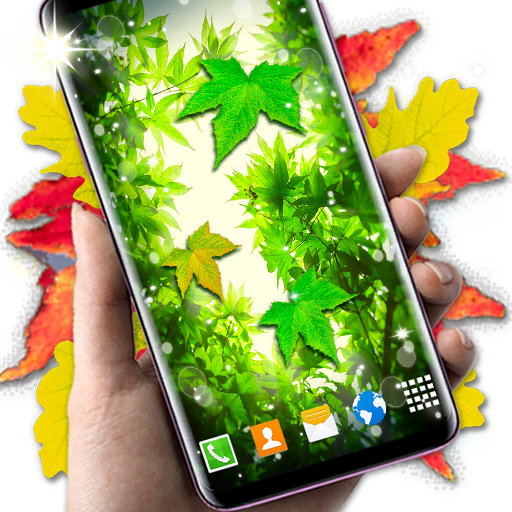 Leaves Live Wallpaper 🍂 Spring Forest Themes आइकन