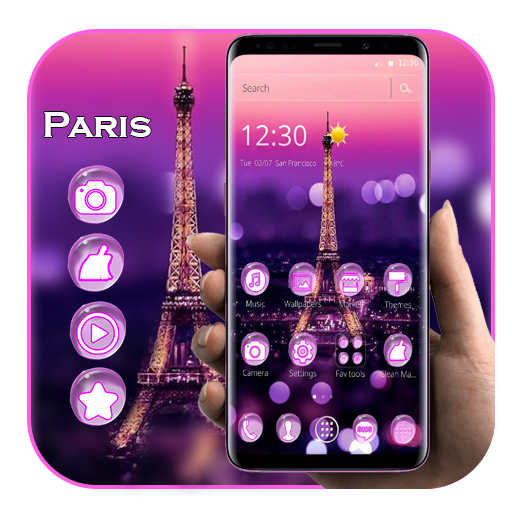 ikon Eiffel Tower theme 2020