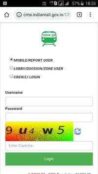 CMS Report By Railway screenshot 2